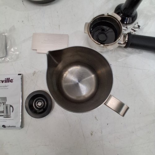 BREVILLE THE BAMBINO PLUS COMPACT CAFE QUALITY ESPRESSO MACHINE - STAINLESS STEEL - (BES500BSS) image 4