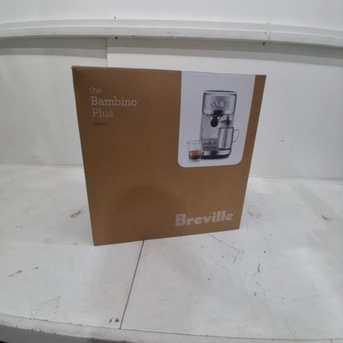 BREVILLE THE BAMBINO PLUS COMPACT CAFE QUALITY ESPRESSO MACHINE - STAINLESS STEEL - (BES500BSS) image 8