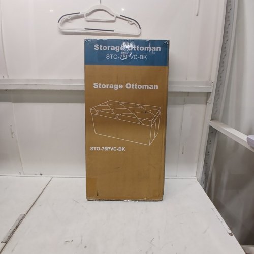 SWEETCRISPY STORAGE OTTOMAN - GREY (MODEL: STO-76PVC-BK) image 5