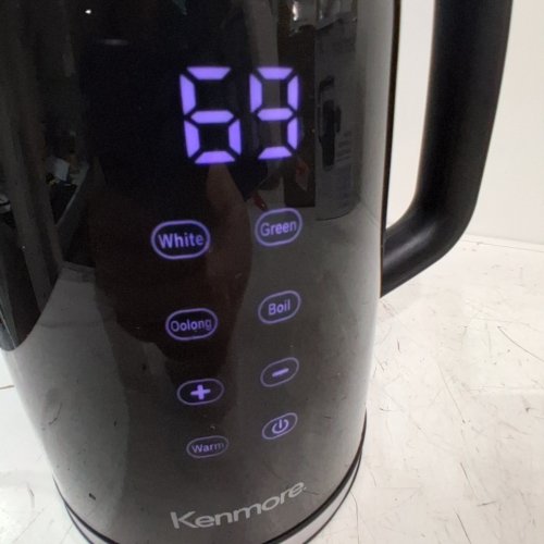 KENMORE COOL TOUCH PROGRAMMABLE KETTLE - 1.7L - BLACK (MODEL: KKTKDB-1.7L) image 2