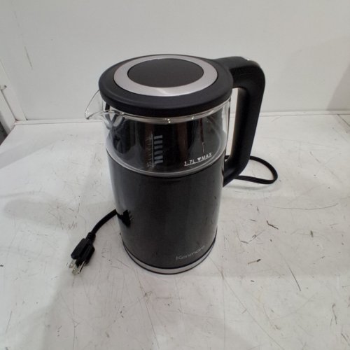 KENMORE COOL TOUCH PROGRAMMABLE KETTLE - 1.7L - BLACK (MODEL: KKTKDB-1.7L) image 3