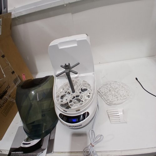 BABYBREZZA BOTTLE WASHER PRO 3-IN-1 WASHER/STERILIZER/DRYER - HOLDS 4 BOTTLES - BLACK/WHITE (MODEL: BRZ0103) image 3