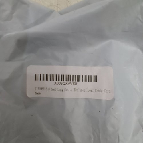 RECLINER LONG REPLACEMNT POWER CABLE - 6.8FT - BLACK image 2
