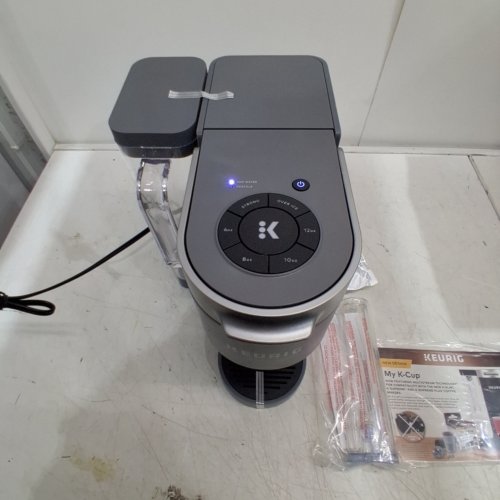 KEURIG K-SUPREME SINGLE SERVE COFFEE MAKER - 4 CUP SIZES - 1.95L TANK - GREY (MODEL: K910) image 2
