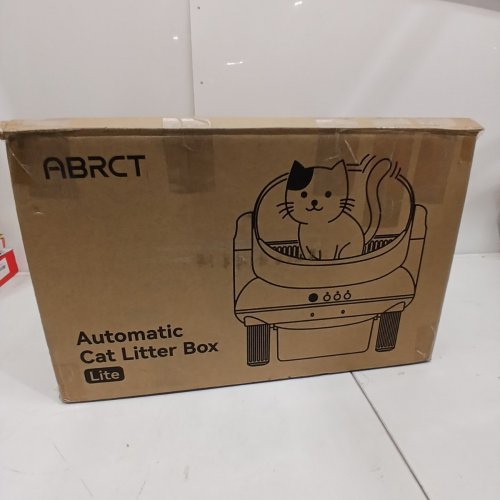 ABRCT AUTOMATIC SELF CLEANING LITTER BOX - WHITE/GREY (MODEL: CT-LBWXY) image 5