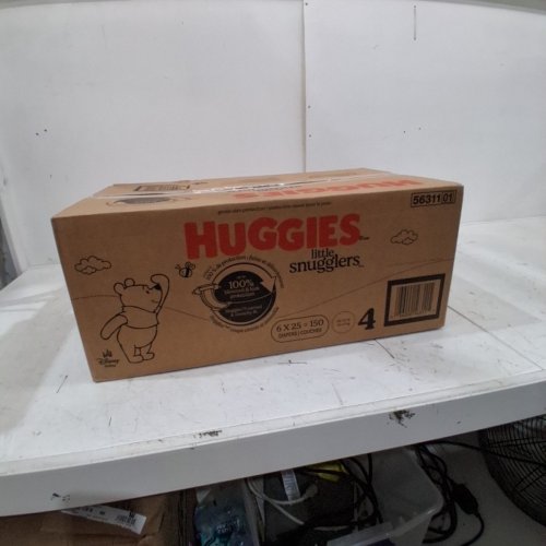 150PK HUGGIES DISNEY BABY LITTLE SNUGGLERS DISPOSABLE DIAPERS - SIZE 4 - WINNIE THE POOH (MODEL: 56311) image 2