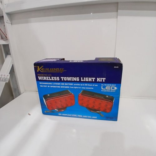 2PK KENWAY MAGNETIC LED WIRELESS TOWING LIGHT KIT - 100FT RANGE (MODEL: 58469) image 6