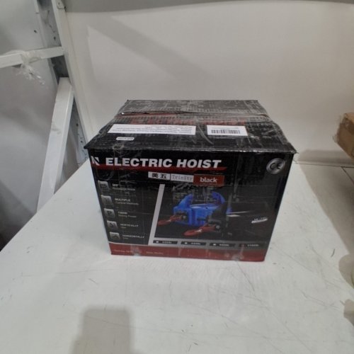 NEWTRY ELECTRIC HOIST WINCH WITH REMOTE CONTROL - 1100LB MAX - 25FT CABLE - BLACK (MODEL: SLQ-1) image 7