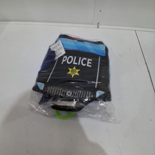 2PC POLICE CAR RIDE-ALONG COSTUME SET - 3T-4T - BLUE / BLACK (STYLE:WM28064683-525) image 3