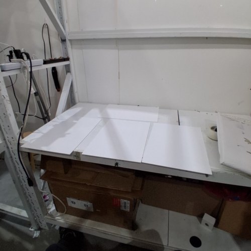 4PK WHITE RECTANGULAR PANELS - PVC SHEET- 12" X 18" - WHITE image 2