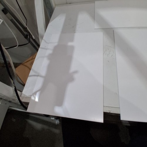 4PK WHITE RECTANGULAR PANELS - PVC SHEET- 12" X 18" - WHITE image 3
