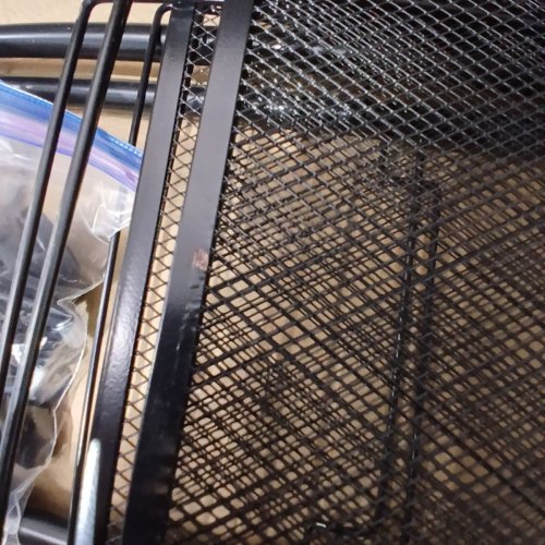 QEETEX 5-TIER ROLLING/MOBILE MULTI-PURPOSE STORAGE ORGANIZER UTILITY CART WITH MESH SHELVES - 18LBS CAPACITY PER SHELF - BLACK (MODEL: PHK-33HUQM6C) image 4