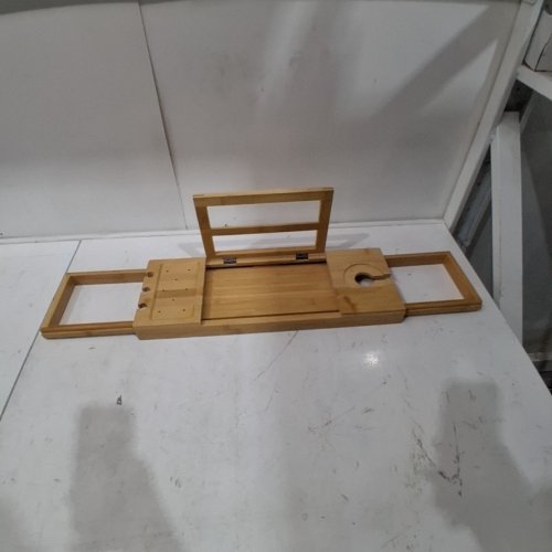 UTOPLIKE BAMBOO BATHTUB TRAYS FOR TUB - 24'' - NATURAL image 2