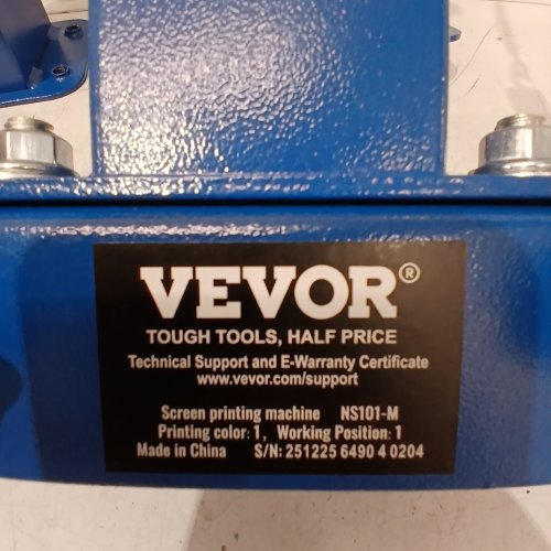SCREEN PRINTING PRESS COLOR REGISTRATION MACHINE - 29.5" X 17.7" X 13.8" - BLUE (MODEL: NS101-M) image 3