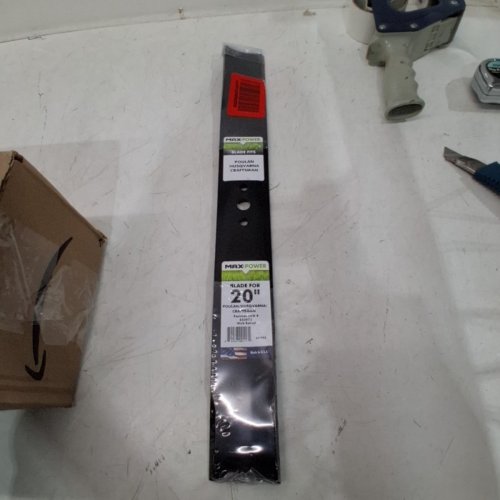 MAX POWER UNIVERSAL STANDARD BLADE REPLACES FOR MTD 1997 & NEWER - 20" - BLACK - (MODEL:942-0640) image 2