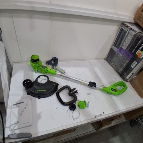 GREENWORKS CORDLESS STRING TRIMMER - 24V - BATTERY AND CHARGER NOT INCLUDED - 12" - GREEN *TOOL ONLY* (MODEL: 2100302) image 2
