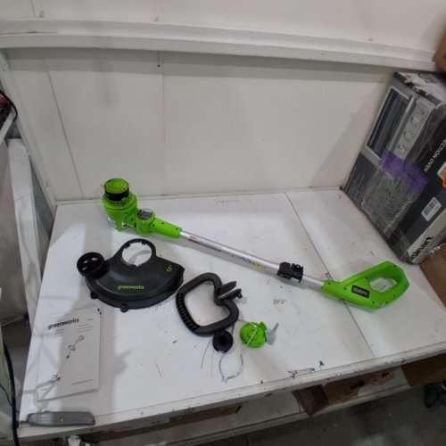 GREENWORKS CORDLESS STRING TRIMMER - 24V - BATTERY AND CHARGER NOT INCLUDED - 12" - GREEN *TOOL ONLY* (MODEL: 2100302) image 3