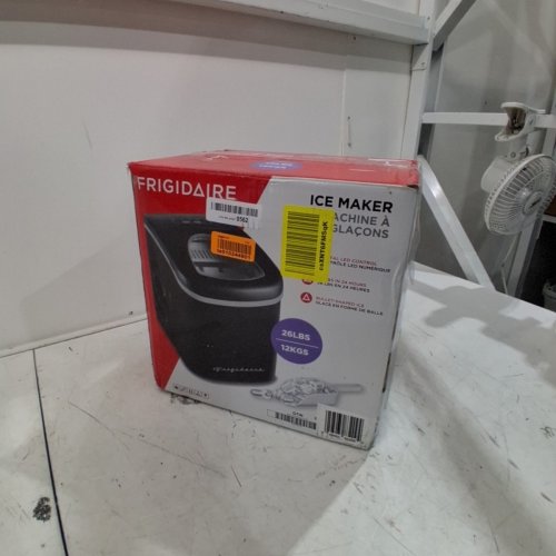 FRIGIDAIRE COMPACT COUNTERTOP ICE MAKER - MAKES 26LBS PER DAY - BLACK (MODEL: EFIC128-BLACK-6C0M) image 10