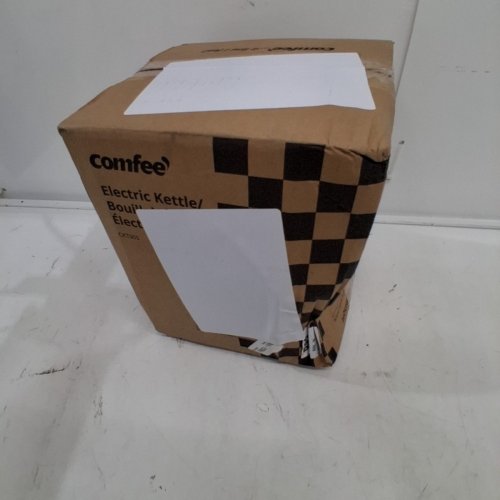 COMFEE ELECTRIC DOUBLE WALL STAINLESS STEEL INTERIOR KETTLE - 1.5L - 1500W - BLACK (MODEL: CKT001) image 6