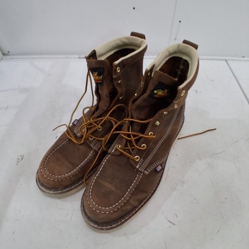 MENS THOROGOOD AMERICAN HERITAGE BOOTS - SIZE 14 - BROWN image 3
