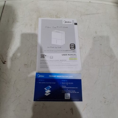 MIDEA ENERGY STAR CERTIFIED DEHUMIDIFIER WITH REUSABLE AIR FILTER AND APP CONTROL - 4,500 SQ.FT - 23.6L - WHITE (MODEL: MAD50C1AWS-A) image 8