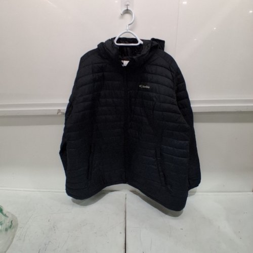 WOMEN'S COLUMBIA SILVER FALLS HOODED INSULATED JACKET COAT - 2X - BLACK - (STYLE: 2034842 /WW3388) image 2