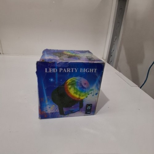 WALL MOUNTABLE REMOTE CONTROLLED LED DISCO PARTY LIGHT - 4" - MULTICOLOR image 4