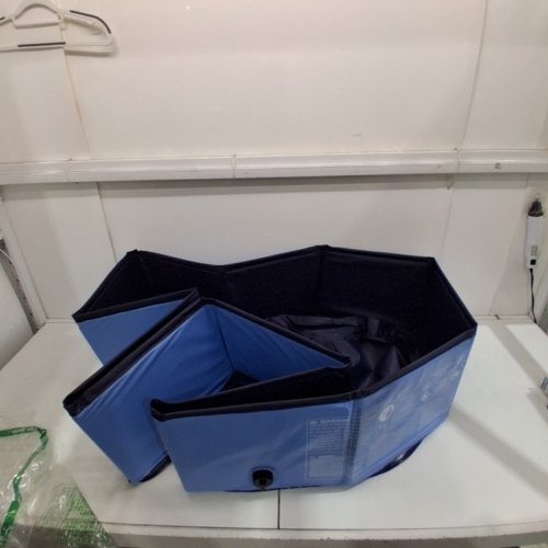 JASONWELL FOLDING PET POOL- 48" X 12"- BLUE image 2