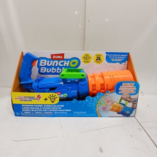 ZURU BUNCH O BUBBLES MOTORIZED BUBBLE BLASTER - 30,000 BUBBLES/MINUTE - BLUE/ORANGE (MODEL : 1851658) image 2
