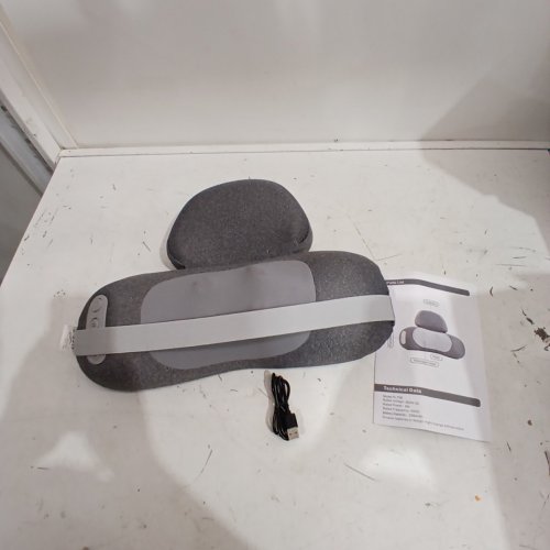 3-IN-1 NECK MASSAGER PILLOW WITH HEAT & TRACTION 8W - GREY (MODEL: YL-T02) image 3