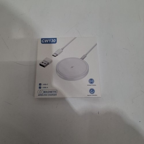BENFEI 2-IN-1 MAGENETIC WIRELESS CHARGER USB-A / USB-C - 15W OUTPUT - BLACK - (MODEL: CW130) image 2