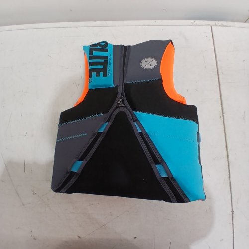 YOUTH HYPERLITE PFD VEST- 55LBS - 88LBS - BLUE/GREY/ORANGE (MODEL: 1819492) image 6