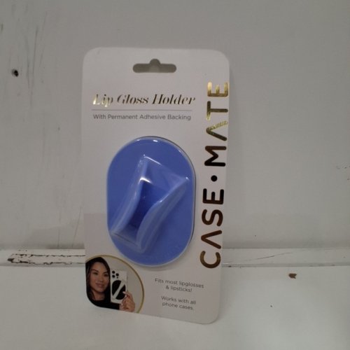 CASE MATE ADHESIVE SILICONE LIP GLOSS HOLDER - UNIVERSAL - STARDUST PURPLE image 3