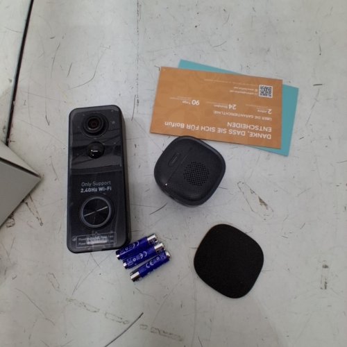 BOIFUN ULTRA-WIDE RANGE DOORBELL -180° WIDE VIEW - HUMAN DETECTION - BLACK (STYLE: BELL J7) image 3