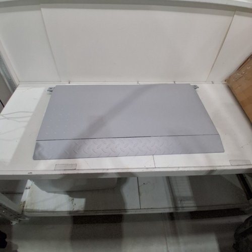 FLAT THRESHOLD RAMP - 42.5" X 23.2" - 1000LB CAPACITY - GREY (MODEL: JJLXMKPDKTJ001) image 2
