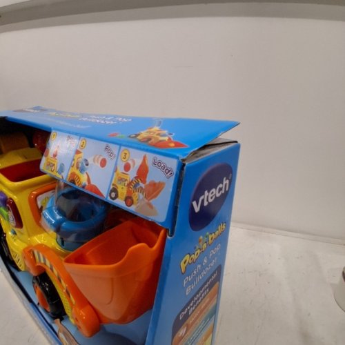 VTECH POP-A-BALLS PUSH AND POP BULLDOZER - YELLOW image 3