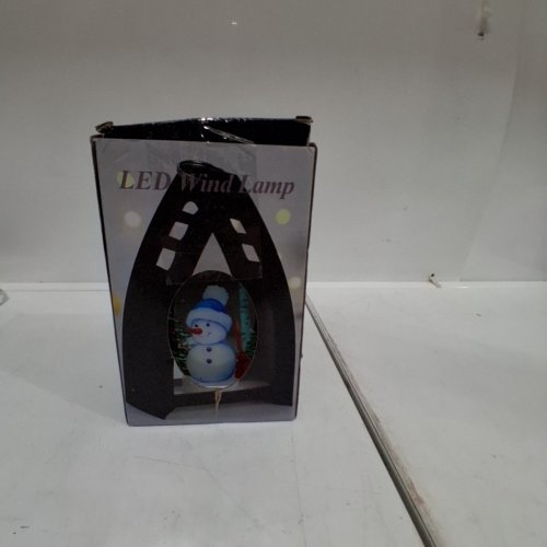 LED CHRISTMAS SNOWMAN LANTERN LIGHT - WHITE image 6