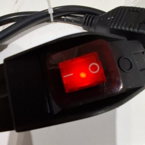 JOINFWORLD WATERPROOF INLINE CORD SWITCH - 2FT - BLACK (MODEL: KCD5-308W1) image 2