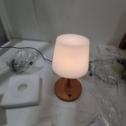 CORDLESS RECHARGEABLE OUTDOOR TOUCH LAMP - 3000K - WOOD/WARM WHITE image 2