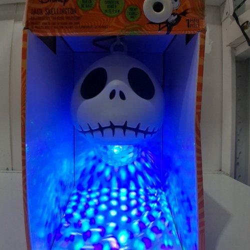 DISNEY HALLOWEEN JACK SKELLINGTON LED LIGHT PROJECTOR - BLUE/GREEN image 4