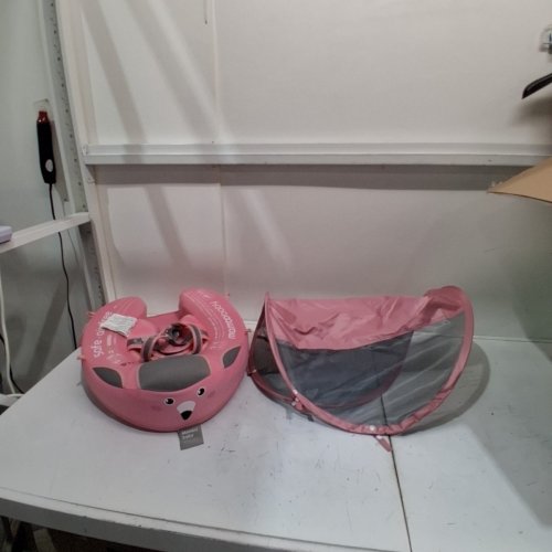 HECCEI MAMBOBABY BABY FLOAT WITH CANOPY - 3-24 MONTHS - PINK (MODEL: B663-1) image 2