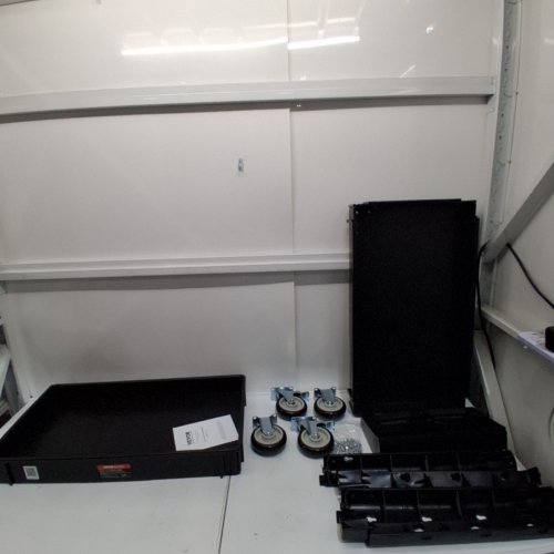 VEVOR UTILITY SERVICE CART - 2 SHELF - 550 LBS CAP - BLACK (MODEL: JY-BS) image 2