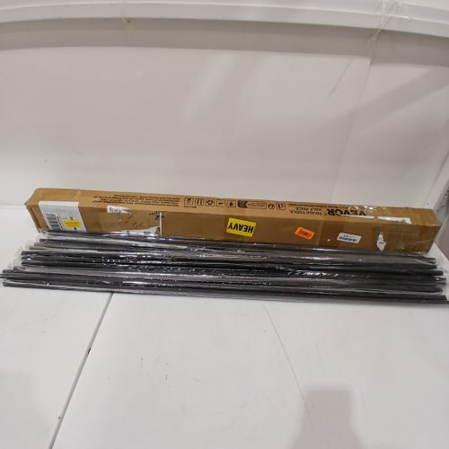 16PK VEVOR INDOOR SQUARE DURABLE METAL CARBON STEEL STAIR BALUSTERS/SPINDLE RAILING WITH PRE DRILLED HOLES - 44" X 0.5" - BLACK (MODEL: FG127-1117B-31) image 2