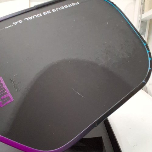JOOLA PERSEUS 3S DUAL PICKLEBALL PADDLE - 14MM - BLACK/PINK/BLUE (MODEL: 600120) image 5