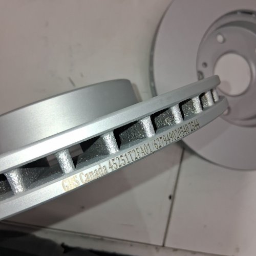 2PK FRONT BRAKE GEOMET COATING ROTORS FOR VARIOUS HONDA/ACURA MODELS - (MODEL: ‎ G1668) image 4