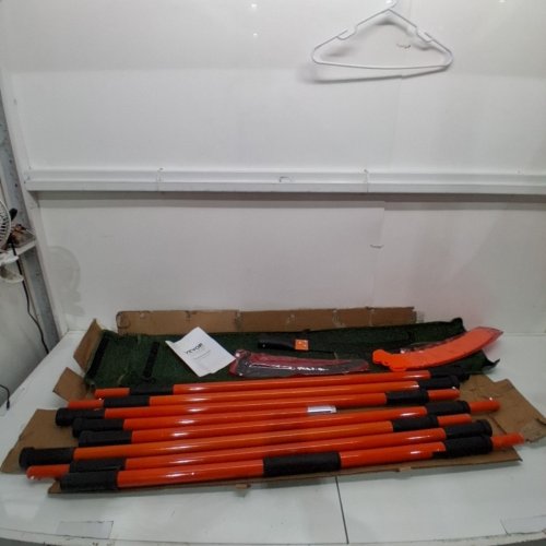 MANUAL POLE SAW WITH SHARP STEEL BLADE - 7.3FT-27FT EXTENDABLE - ORANGE/BLACK (MODEL: RZYLG-1) image 2