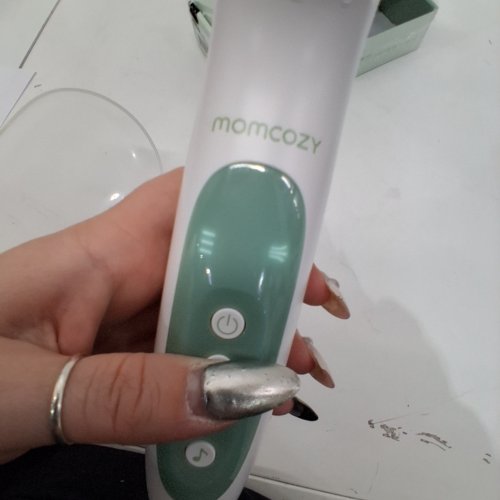 MOMCOZY 2-IN-1 ELECTRIC NASAL ASPIRATOR AND NOSE SUCKER - GREEN/WHITE (MODEL: BN007) image 2