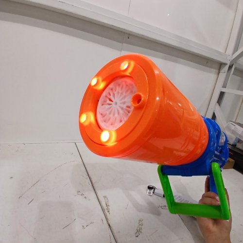 ZURU BUNCH O BUBBLES MOTORIZED BUBBLE BLASTER - 30,000 BUBBLES/MINUTE - BLUE/ORANGE (MODEL : 1851658) image 2