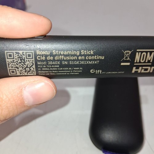 ROKU STREAMING STICK HD STREAMING MEDIA PLAYER - BLACK (MODEL: 3840X) image 5