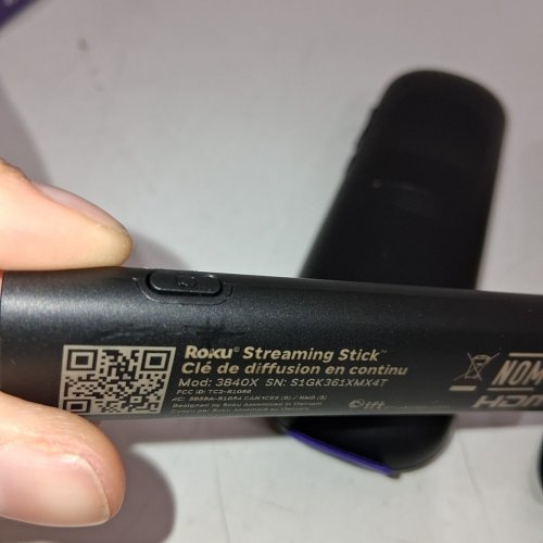 ROKU STREAMING STICK HD STREAMING MEDIA PLAYER - BLACK (MODEL: 3840X) image 6